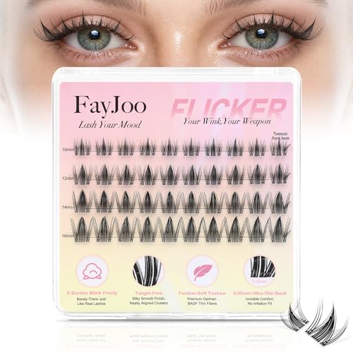 Manga Lash Clusters C Curl with Invisible Band – 8-18mm