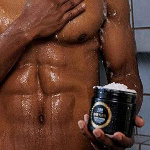 LALICIOUS Gilded Woods La-Man Body Scrub - Exfoliating Sugar Scrub for Men - Body Exfoliator Scrub for Dead Skin & Optimal Hydration - Pure Cane Sugar + Coconut Body Scrub 16oz