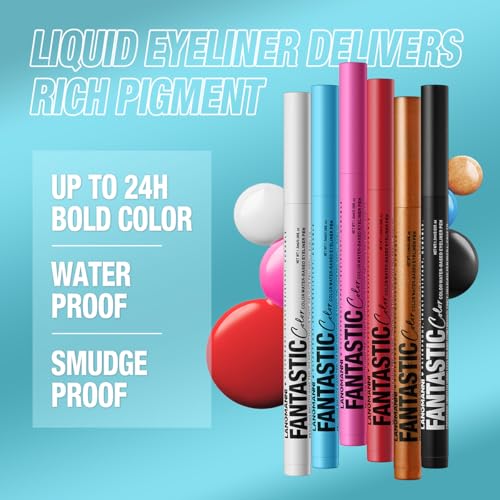 Melsintern Brown Liquid Eyeliner - Waterproof Matte Fine Tip 09# for Precise Eye Makeup