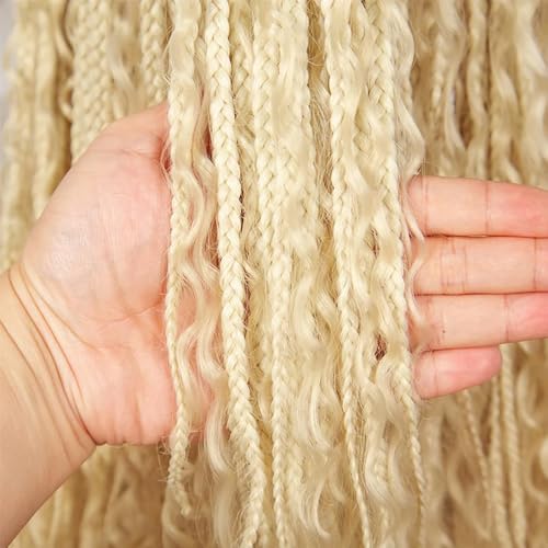 613 Blonde Deep Wave Braiding Hair 28 Inch 100g Bundle