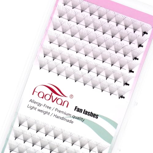 FADVAN 120pcs 10D Premade Lash Fans - Korean Silk Volume Extensions
