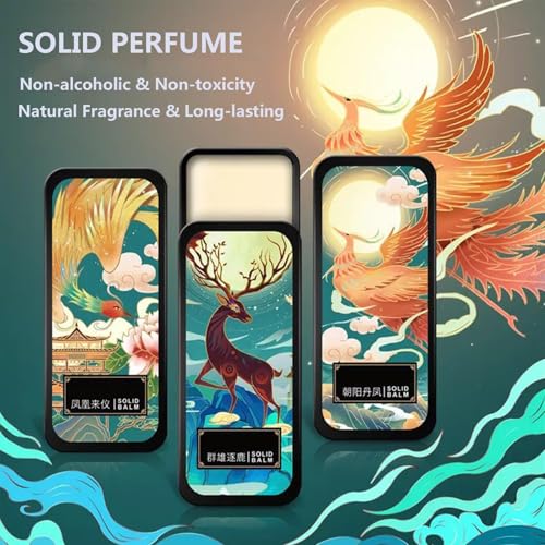 Grospe 3 Pack Solid Perfume Balm Set - Travel Portable