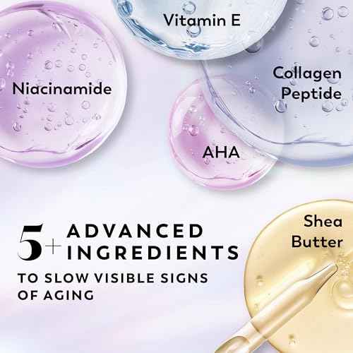 Olay Super Serum Body Cream for Dry Skin, 24hr Long Lasting Hydration, 5+ Ingredient Serum Complex for Bright Even Firm Luminous Skin, Sweet Vanilla & Soft Wood Scent,10 fl oz