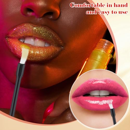 100 Pcs Disposable Lip Brushes - Lip Gloss Wands Applicators