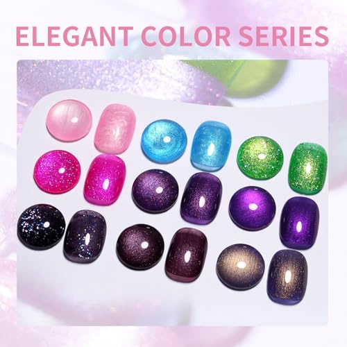Firedeep G-Purple Pearl Gel Nail Polish 16ML Big Bottle Glitter UV/LED Soak Off