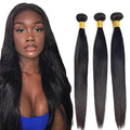 #1B Straight Brazilian Virgin Hair 22 Inch 3 Bundle