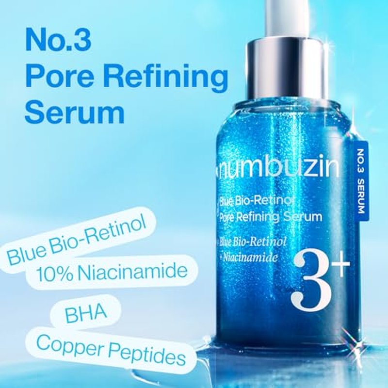 Numbuzin No.3 Blue Bio-Retinol Pore Serum 30ml