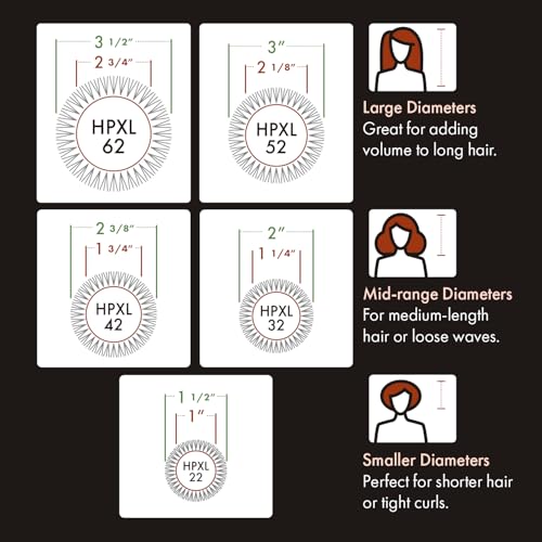 Olivia Garden HeatPro Speed XL - Extra-Long Thermal Round Hair Brush - Not Electrical - Professional Ceramic Blowout Brush for Normal to Thick Hair