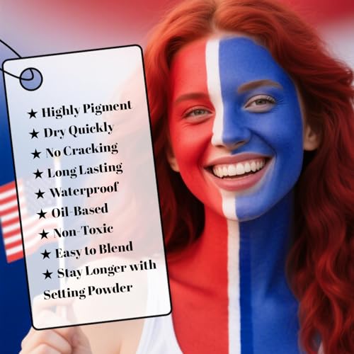 Professional Oil-Based Body Paint for Halloween Cosplay & SFX Makeup