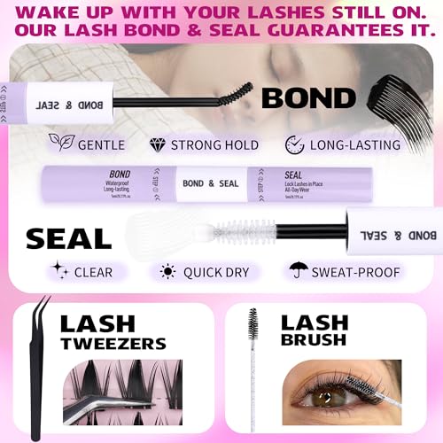 Manga Lash Clusters Kit - Wispy Spiky Eyelash Extensions