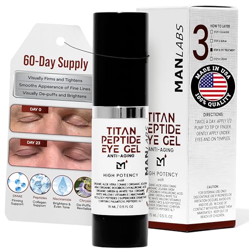 Man Labs Titan Peptide Cooling Eye Serum for Men