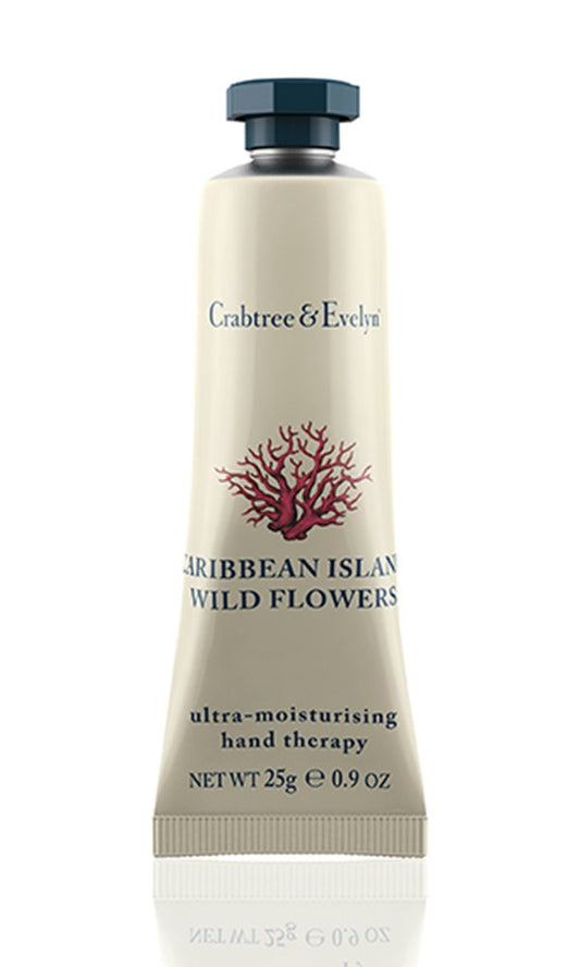 Crabtree & Evelyn Caribbean Island Wild Flowers Ultra-Moisturising Hand Cream Therapy, 0.90 oz