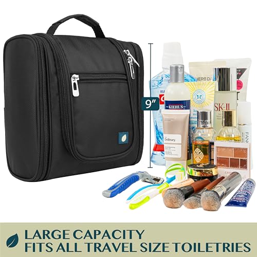 PAVILIA Hanging Toiletry Bag for Travel - Large Makeup Organizer