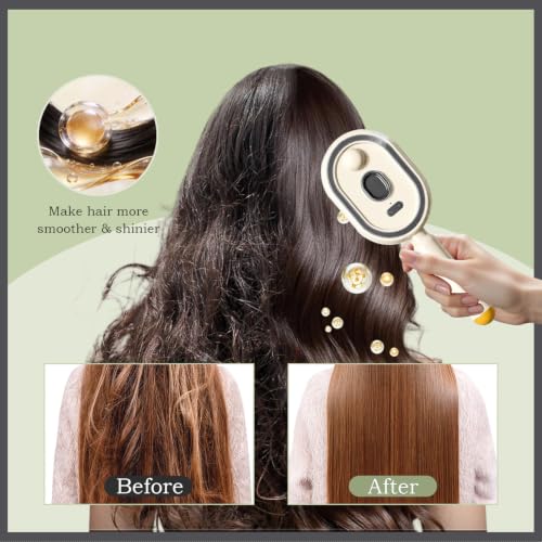 Electric Spray Massage Comb with Water Mist and Detangling