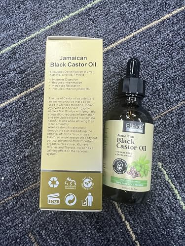 Jamaican Black Castor Oil for Hair Growth & Moisturizing - 2 fl oz
