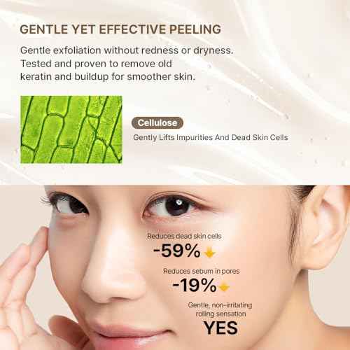 Primera (PRMR) Mild Peeling Gel | Korean Gentle Exfoliating Facial Wash for Sensitive Skin, Daily Pore Care & Smooth Radiant Skin (100ml, 3.38 fl. oz)