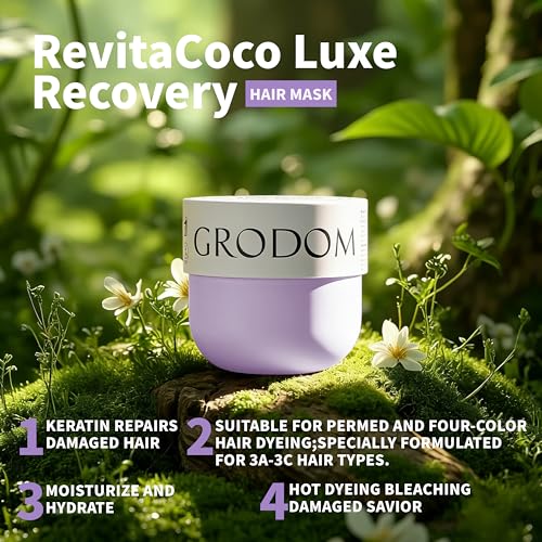 Keratin Repair Hair Mask 300ml – Deep Conditioning for Curly Hair