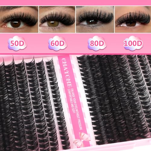 640Pc DIY Lash Extension Kit - 50D 100D Clusters, Bond & Seal