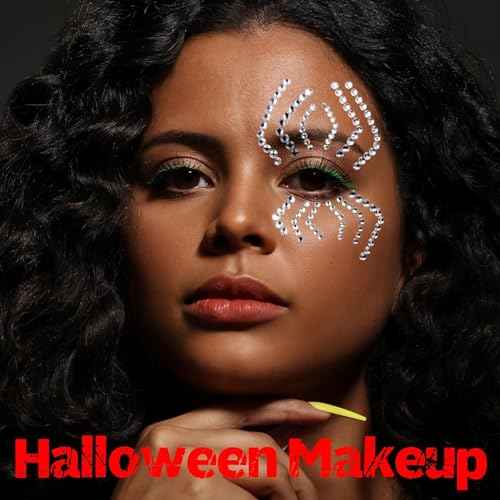 Teenitor Face Gems Self Adhesive Face Gems and Pearls for Makeup, Festival Jewels for Halloween Rave Accessories Hair Gems, Rhinestone Stickers for Face, Eye, Makeup, Body