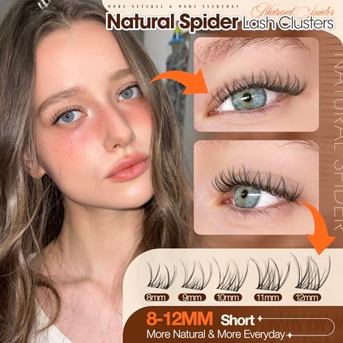 Natural Lash Clusters 8-12MM Wispy Spider Eyelash Extensions