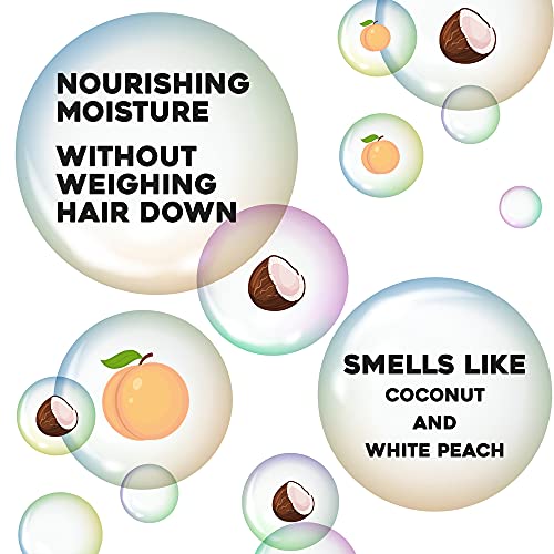 OGX Nourishing + Coconut Oil Weightless Hydrating Oil Hair Mist, Lightweight Leave-In Hair Treatment with Coconut Oil & Bamboo Extract, Paraben & Sulfate Surfactant-Free, 4 fl oz