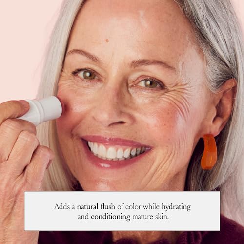 Boomstick Rose Nude® Cream Blush Stick for Cheeks, Eyes & Lips - Long-Wearing & Hydrating Makeup for Mature Skin