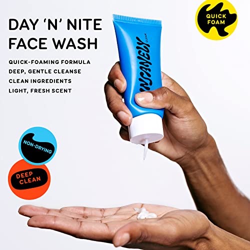 Essential Skincare Routine for Men - Simple, Daily 2-Step Routine to Cleanse & Hydrate Skin | Leaves Skin Smooth, Soft & Feeling Refreshed | Natural, Vegan & Dermatologist Tested