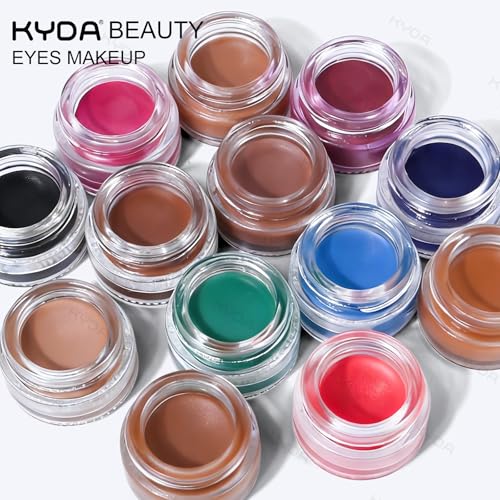 KYDA Waterproof Gel Eyeliner & Eyebrow Makeup Set