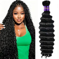 Boho Braiding Hair Deep Wave 18 Inch 2 Bundle Pack