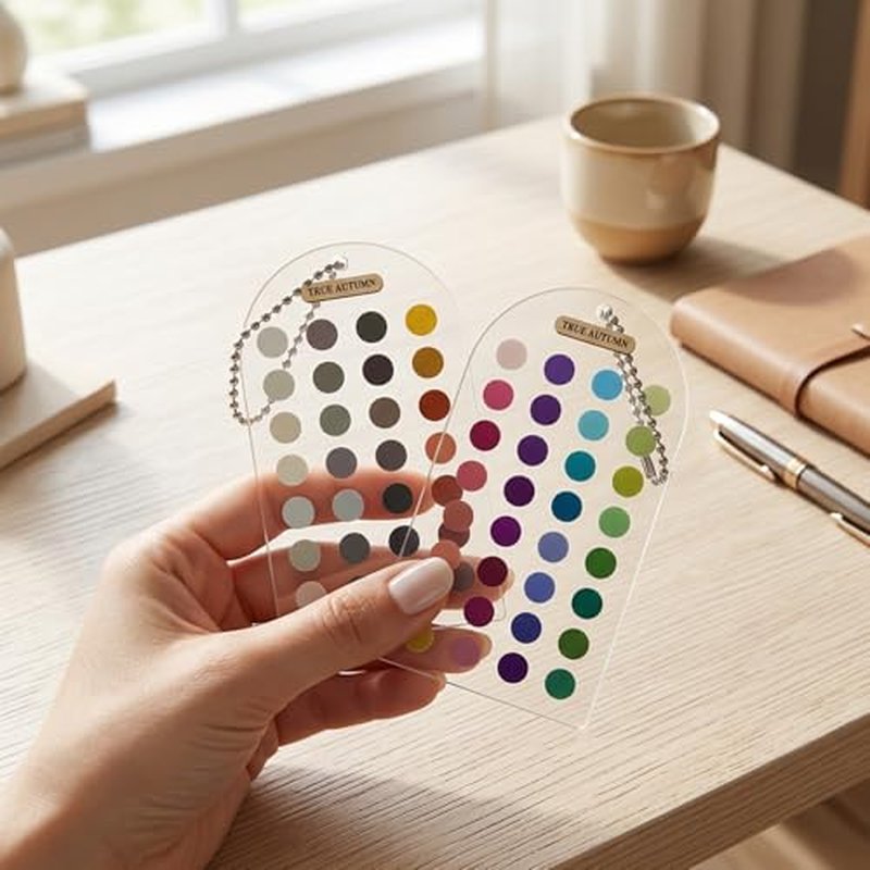 Soft Autumn Color Palette Cards - 12 Season Color Analysis Set