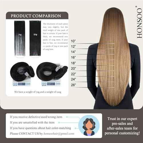 Honsoo Real Hair Extensions Mixed Bleach Blonde 20inch 70g 7pcs Clip In Human Hair Extensions No Shedding No Tangles