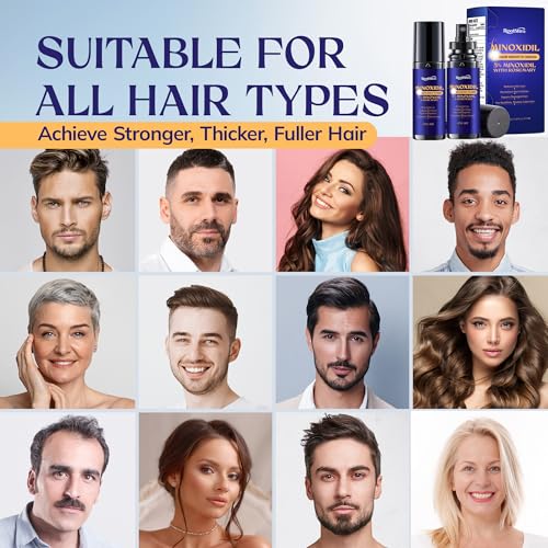 5% Minoxidil Hair Growth Serum for Men & Women - 2-Pack