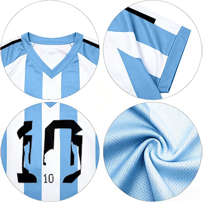 Argentina Soccer Cup 2026 Women's Oversized V-Neck Jersey