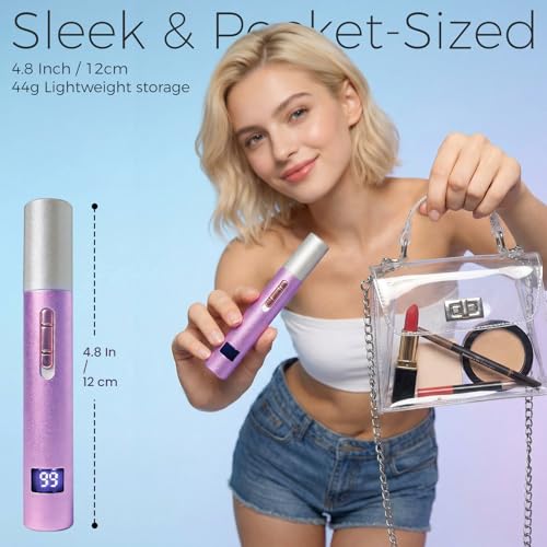 LED Display Nose & Ear Hair Trimmer for Men, Rechargeable