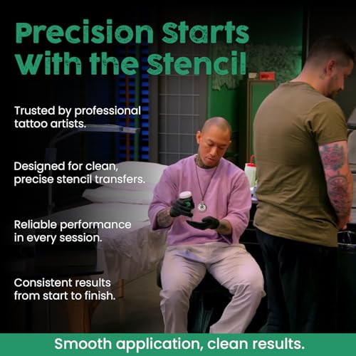 Stencil Stuff Tattoo Stencil Transfer Gel 4oz - Fast-Drying, Vegan-Friendly, Long-Lasting