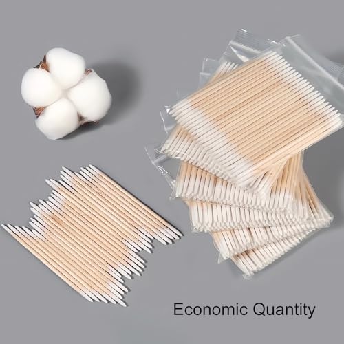 600pcs Precision Tip Cotton Swabs - Double-End Microblading Applicators
