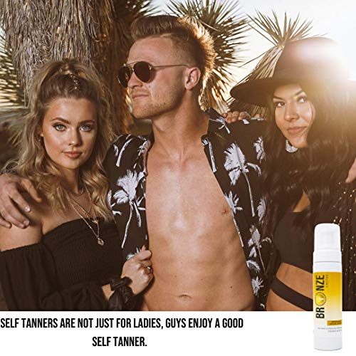 Bronze Cactus Caramel Cream Tanning Mousse | Easy Application & Instant Gratification | Dries Immediately Without Leaving You Sticky | Non-Scented, Streak Free