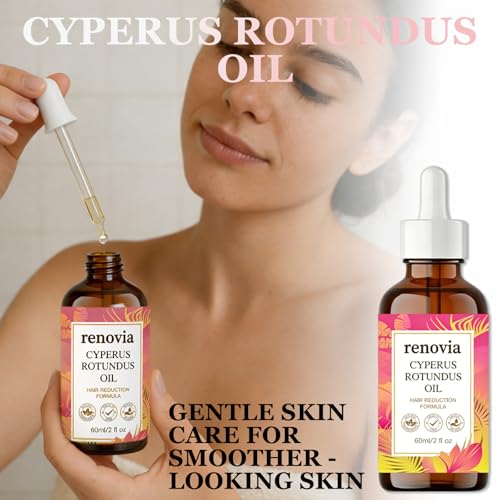 Hush Makeup Cyperus Rotundus Hair Removal Oil 60ml for Face & Body