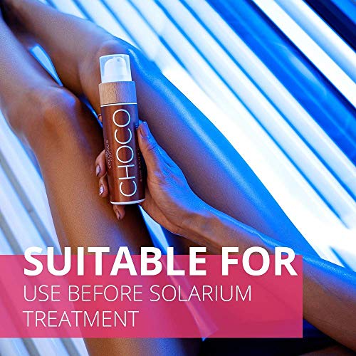 COCOSOLIS Bio Body Oil Bundle ? Choco Tanning Oil and Glow Body Shimmer Lotion - Get a Healthy, Glowing, and Longer Lasting Tan