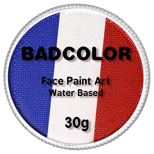 Patriotic US Flag Face Paint Kit - Red, White & Blue Body Paint