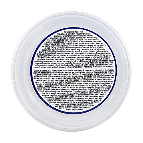 Waxness Hard Wax Tin Azulene 14 oz (400 g) ? Stripless professional Hard Wax with Azulene for Face & Body ? Made in Italy