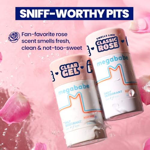 Aluminum-Free Natural Deodorant - 72 Hour Fresh Rose Protection