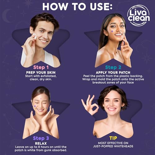 LivaClean 240ct Star Pimple Patches - Hydrocolloid Acne Stickers