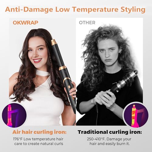6-in-1 Hair Dryer Brush with Diffuser & Straightener