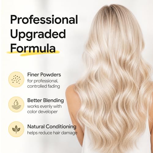 Hair Bleach Powder 100g - 8 Levels Lift for Highlights