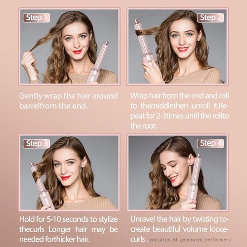 5 in 1 Hair Dryer Brush - Curler, Straightener & Styler Tool