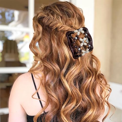 5-Piece Stretchy Magic Hair Combs Set for Women