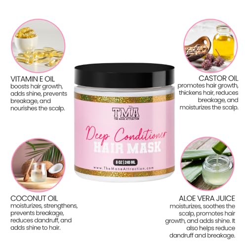 The Mane Attraction Deep Conditioning Hair Mask 8oz