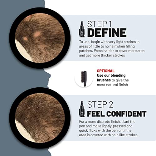 VOID Homme Beard Pen Filler for Men - 4 Pack