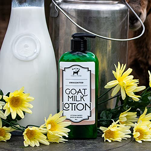 Goat Milk and Shea Butter Lotion 8 Oz (Unscented)